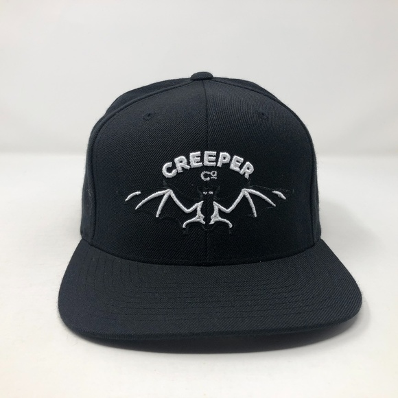 Unbranded Other - Creeper Co Bat Skeleton Snapback Hat